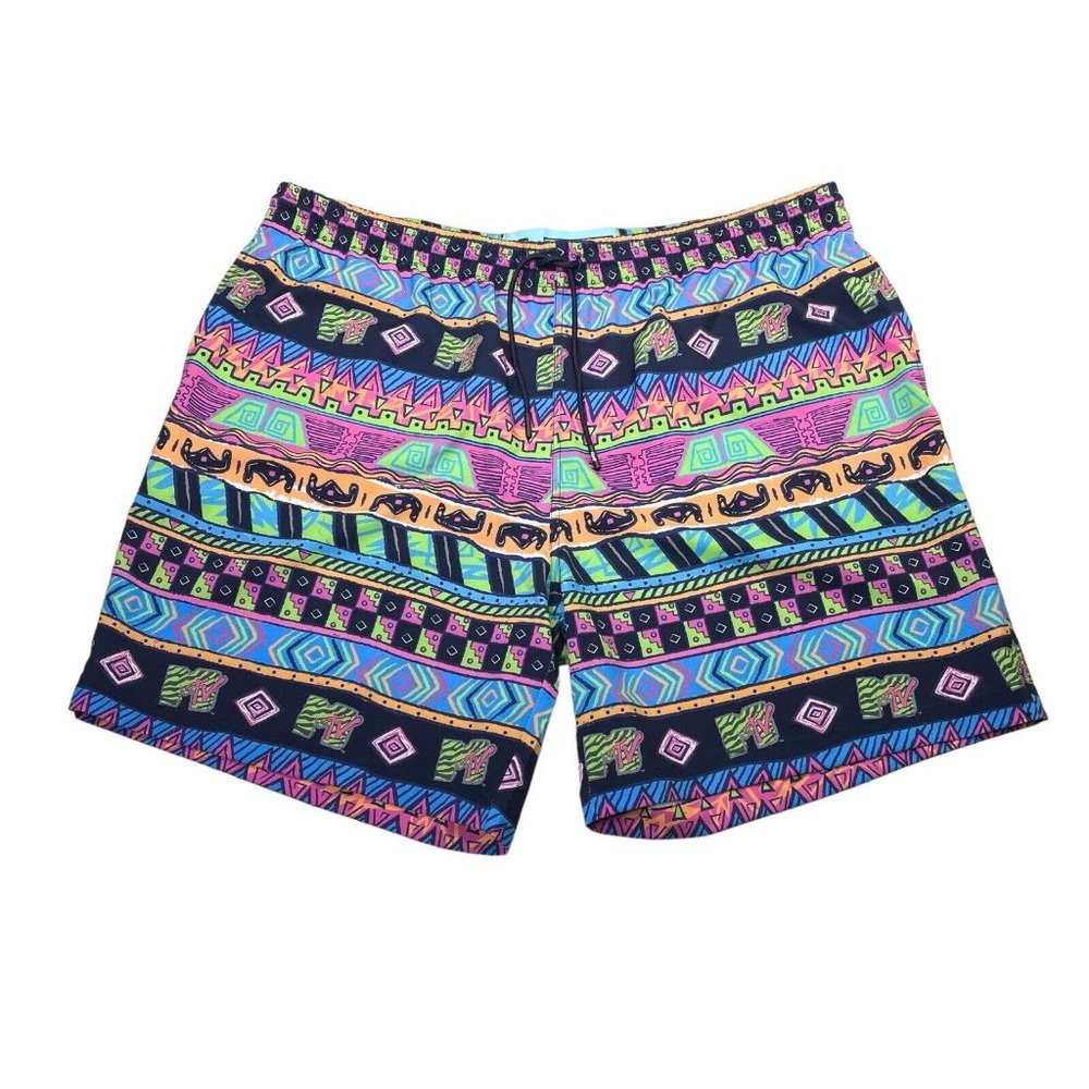 RSVLTS MTV "Daytona Beach" Hybrid Shorts- 90s Colors- Men’s Size 2XL- NWOT